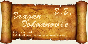 Dragan Dokmanović vizit kartica